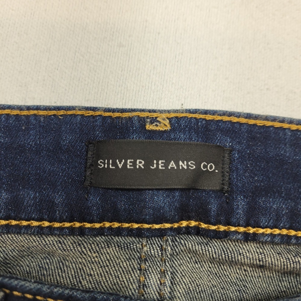 Silver Jeans Co. Avery Straight Leg Women 30 Indigo Eco Friendly High Rise Curvy - Picture 8 of 13